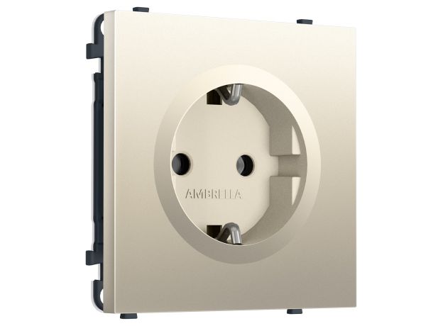 MS546010 Комплект механизма электрической розетки SIGMA Шёлк 50Hz 2P+E с/з 16A-250V QUANT PRO (SP5460, PR141)