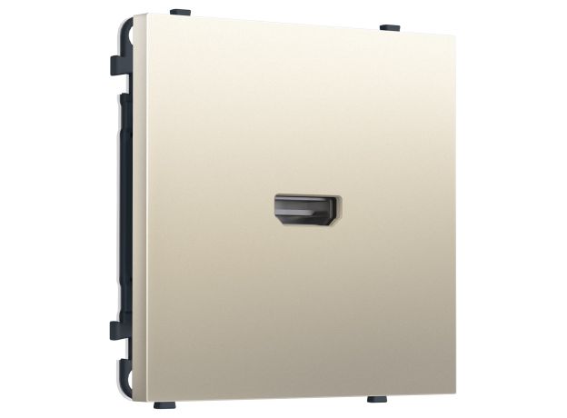 MS554030 Комплект механизма розетки HDMI 2.1 SIGMA Шёлк 30V/900MS 4K-120HZ 8K-60Hz QUANT PRO (SP5540, PR223)