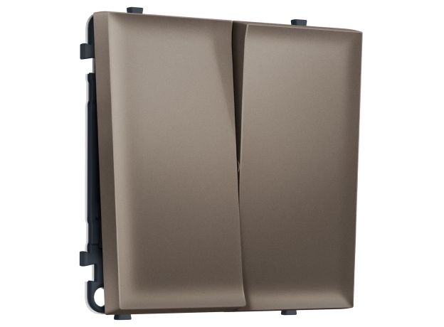 MS633010 Комплект механизма 2-кл выключателя SIGMA Темная бронза матовый 10A-250V QUANT PRO (SP6330, PR115)