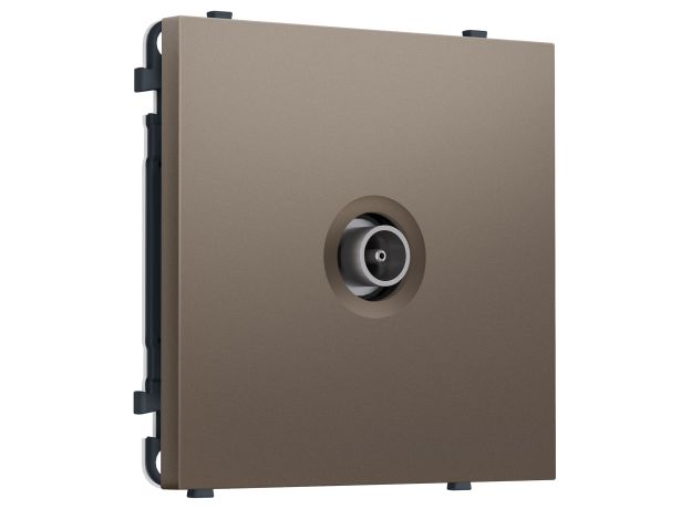 MS643010 Комплект механизма TV розетки оконечной SIGMA Темная бронза матовый 50-870 MHz 1dB QUANT PRO (SP6430, PR202)
