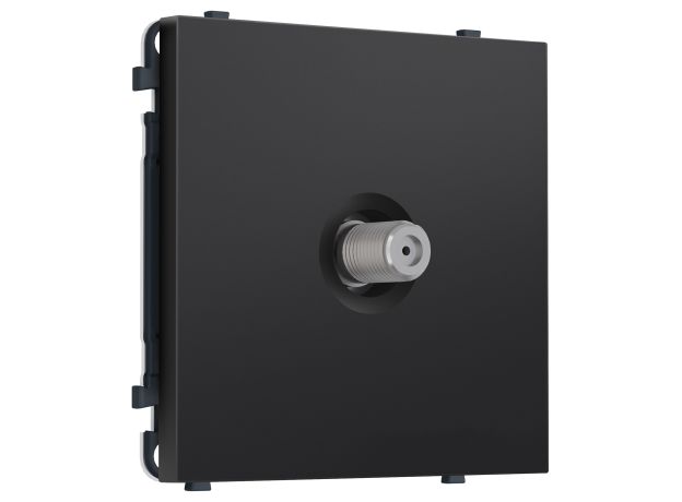 MS813050 Комплект механизма TV розетки SAT SIGMA Черный матовый 5-2400MHz 3.5dB QUANT PRO (SP8130, PR215)