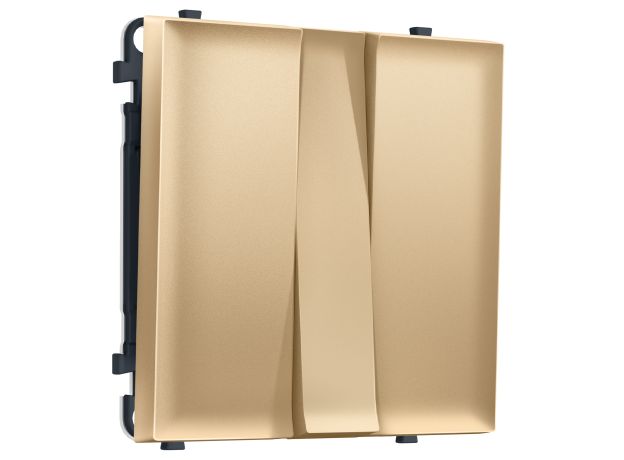 MS885010 Комплект механизма 3-кл выключателя SIGMA Золото Мягкое касание 10A-250V QUANT PRO (SP8850, PR133)