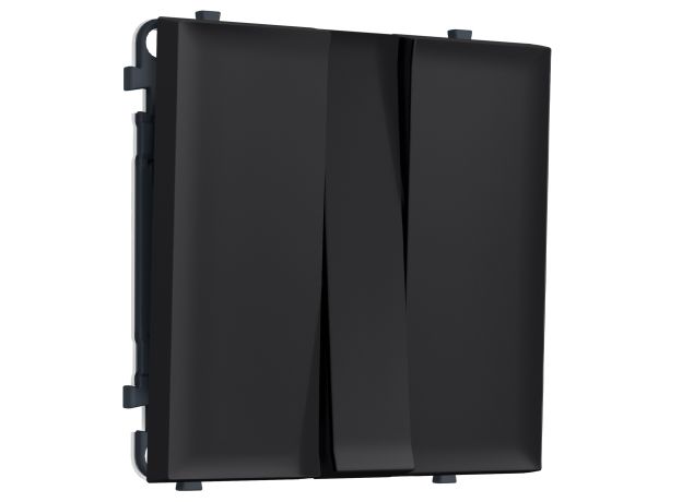 MS985010 Комплект механизма 3-кл выключателя SIGMA Черный Мягкое касание 10A-250V QUANT PRO (SP9850, PR133)