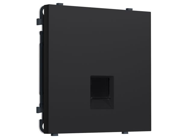 MS992030 Комплект механизма телефонной розетки SIGMA Черный Мягкое касание RJ-11 (4P4C) с/ш QUANT PRO (SP9920, PR190)