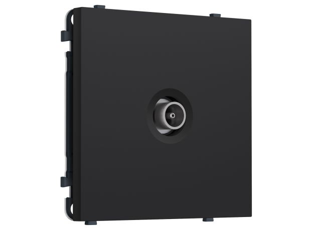 MS993010 Комплект механизма TV розетки оконечной SIGMA Черный Мягкое касание 50-870 MHz 1dB QUANT PRO (SP9930, PR202)