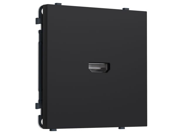 MS994030 Комплект механизма розетки HDMI 2.1 SIGMA Черный Мягкое касание 30V/900MS 4K-120HZ 8K-60Hz QUANT PRO (SP9940, PR223)