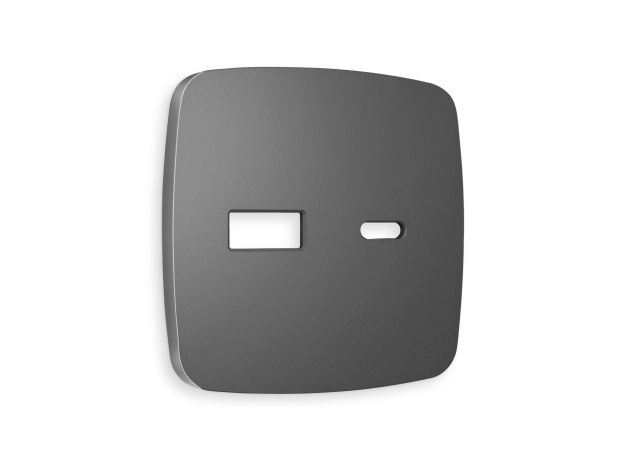 OP6610 Лицевая панель OMEGA (Антрацит серый) для розетки 2USB тип A+C QUANT