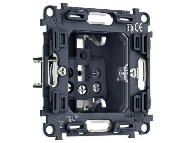 PR141 Механизм электрической розетки 16A-250V с/з на винтовых зажимах QUANT PRO