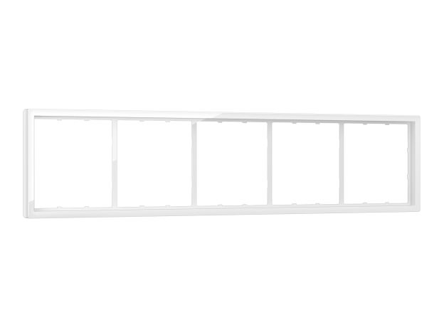 SF150105 Рамка SIGMA Mental (Белый глянец) 5-ая