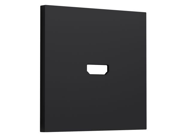 SP9940 Лицевая панель SIGMA (Черный Мягкое касание) для HDMI розетки QUANT PRO