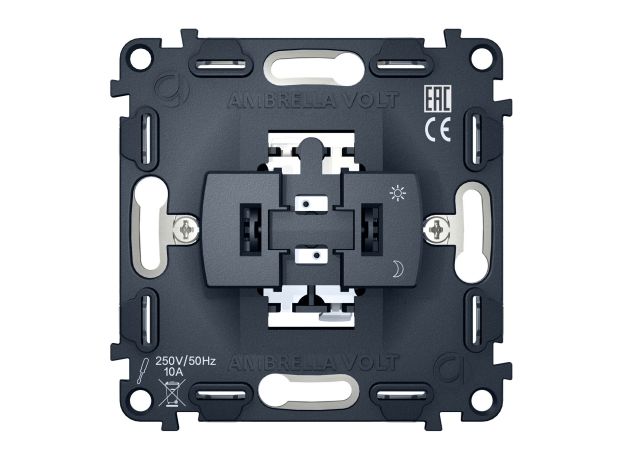 VM113 Механизм 1-клавишного выключателя с самовозвратом 10A-250V QUANT