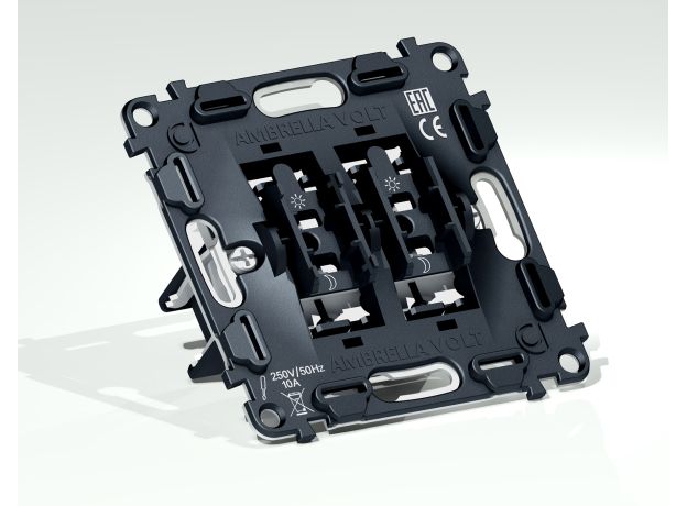 VM129 Механизм 2-клавишного выключателя с самовозвратом 10A-250V QUANT