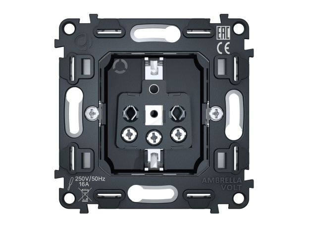 VM141 Механизм электрической розетки 16A-250V с/з на винтовых зажимах QUANT