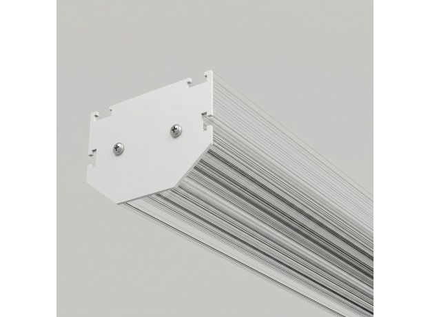 Slim Magnetic Комплект заглушек для шинопровода в натяжной потолок: торцевая и внутренняя белый 85233/00