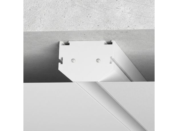 Slim Magnetic Комплект заглушек для шинопровода в натяжной потолок: торцевая и внутренняя белый 85233/00