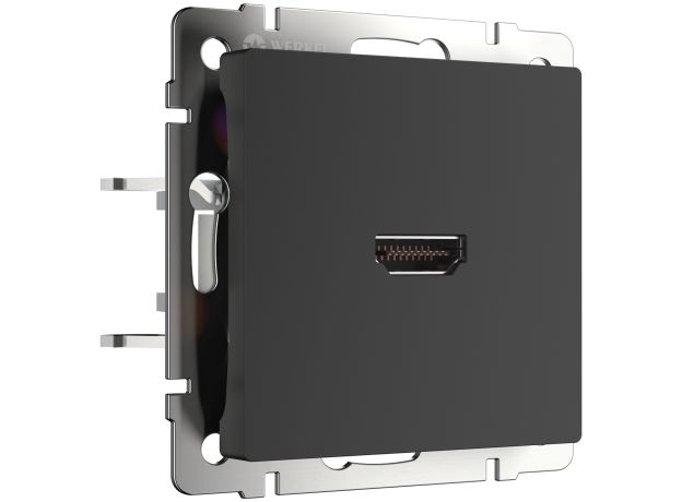 Розетка HDMI черный матовый W1186008