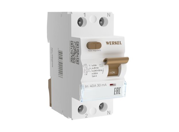 W812P406 / Устройство защитного отключения 1P+N 40A 30 mA type А 6 кА W812P406